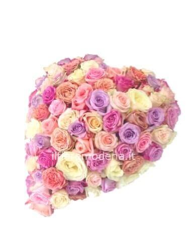 Cuore di roselline miste